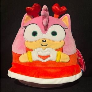 Squishmallows Amy from Sonic the Hedgehog 8 Inch Soft Plush New